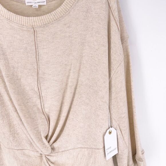 Coco + Jaimeson Twist knot front sweater - Picture 5 of 6